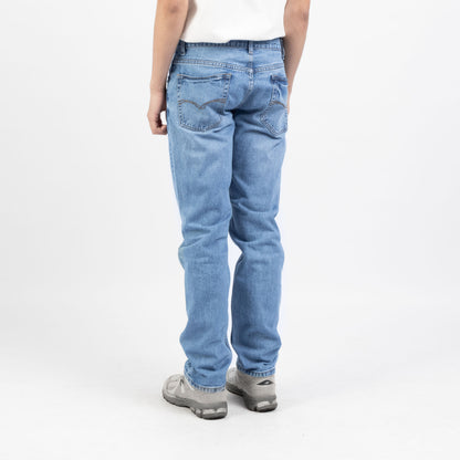 TRIPLE Celana Jeans Regular Slim Medium Wash Non Stretch (191 858 BWD)
