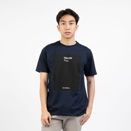 TRIPLE Tshirt Reguler Fit (YTS 134 NVY)- Navy