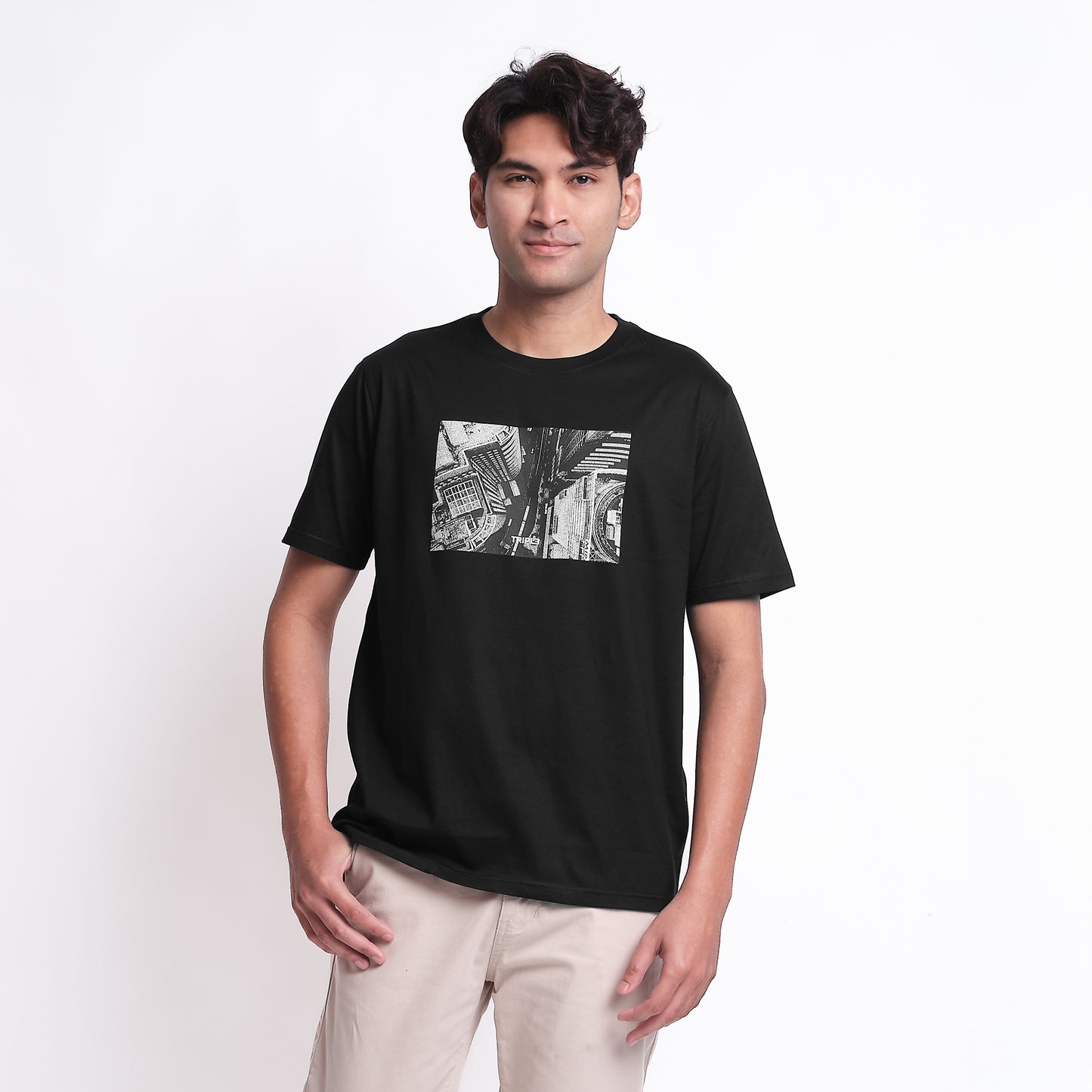 TRIPLE Kaos Reguler Fit (YTS 137 BLK) - Black