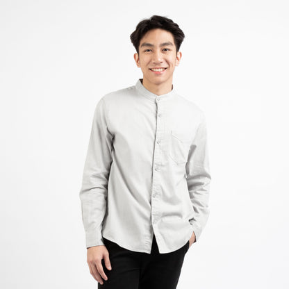 TRIPLE Kemeja Lengan Panjang Slim Fit (LS MC 544)