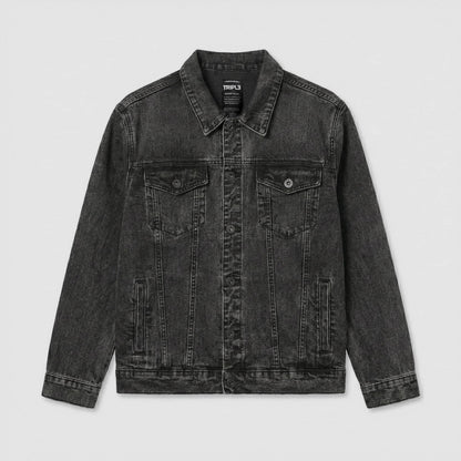 TRIPLE Jaket Denim Reguler Slim (JK DNM 555 04 BWB)