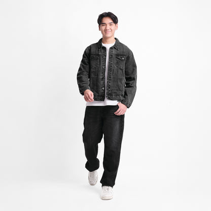 TRIPLE Jaket Denim Reguler Slim (JK DNM 555 04 BWB)