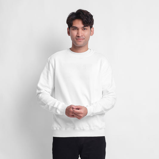 TRIPLE Sweatshirt Unisex (YSW 010 WHT)