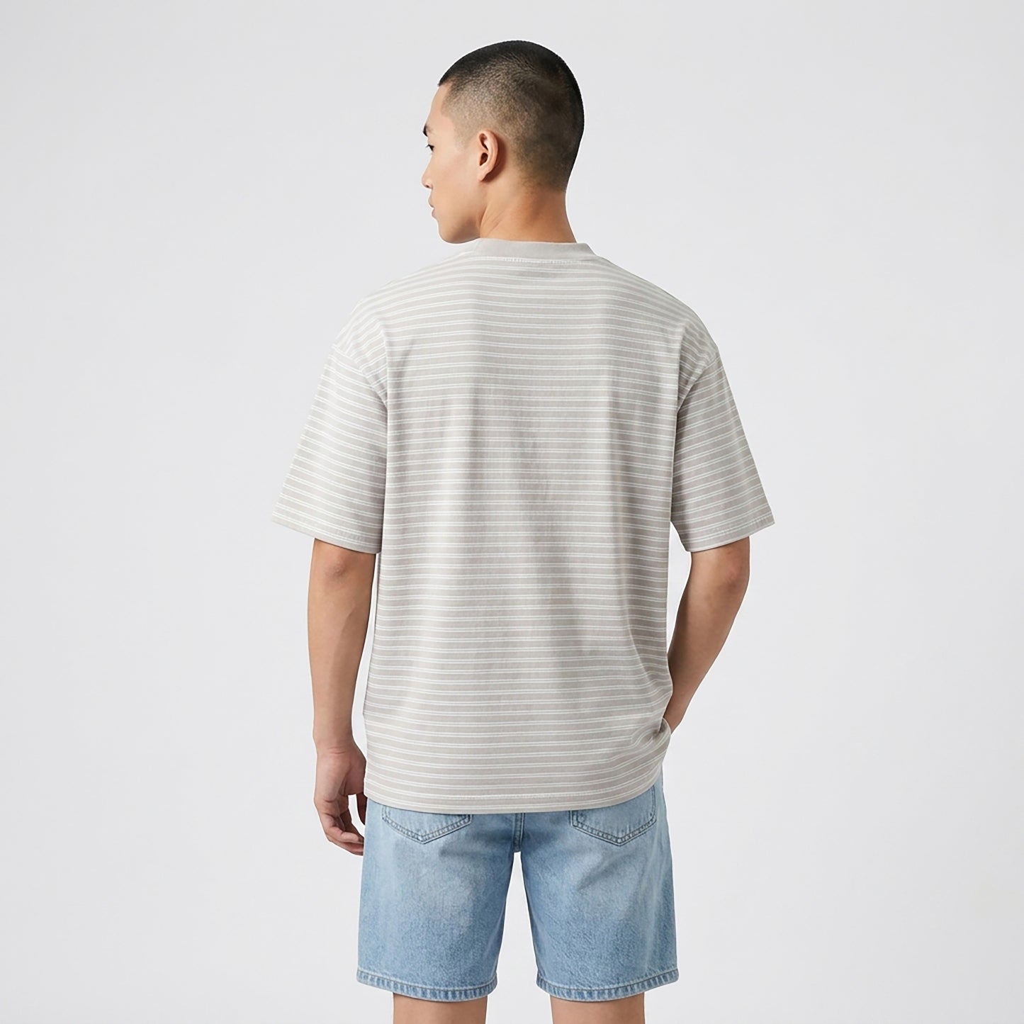 TRIPLE Stripe Boxy Tee (YSS 001)