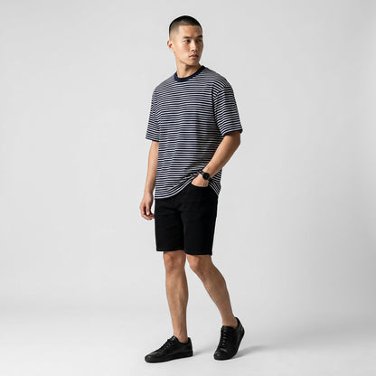 TRIPLE Stripe Boxy Tee (YSS 001)
