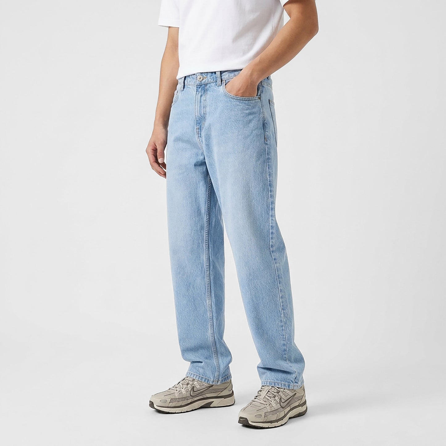TRIPLE Celana Loose Jeans Non Stretch (369 899 01 BWD)