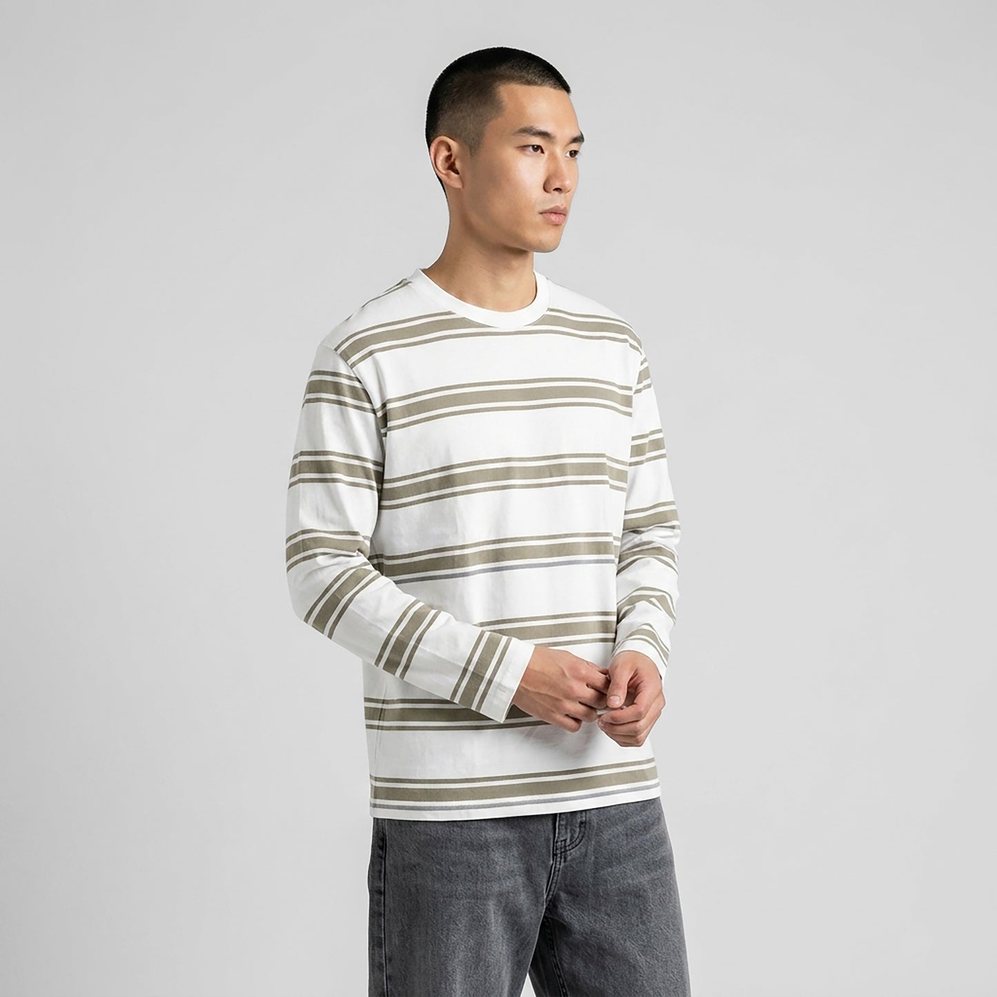 TRIPLE Kaos Salur/ Stripe Tee (YLS 001)
