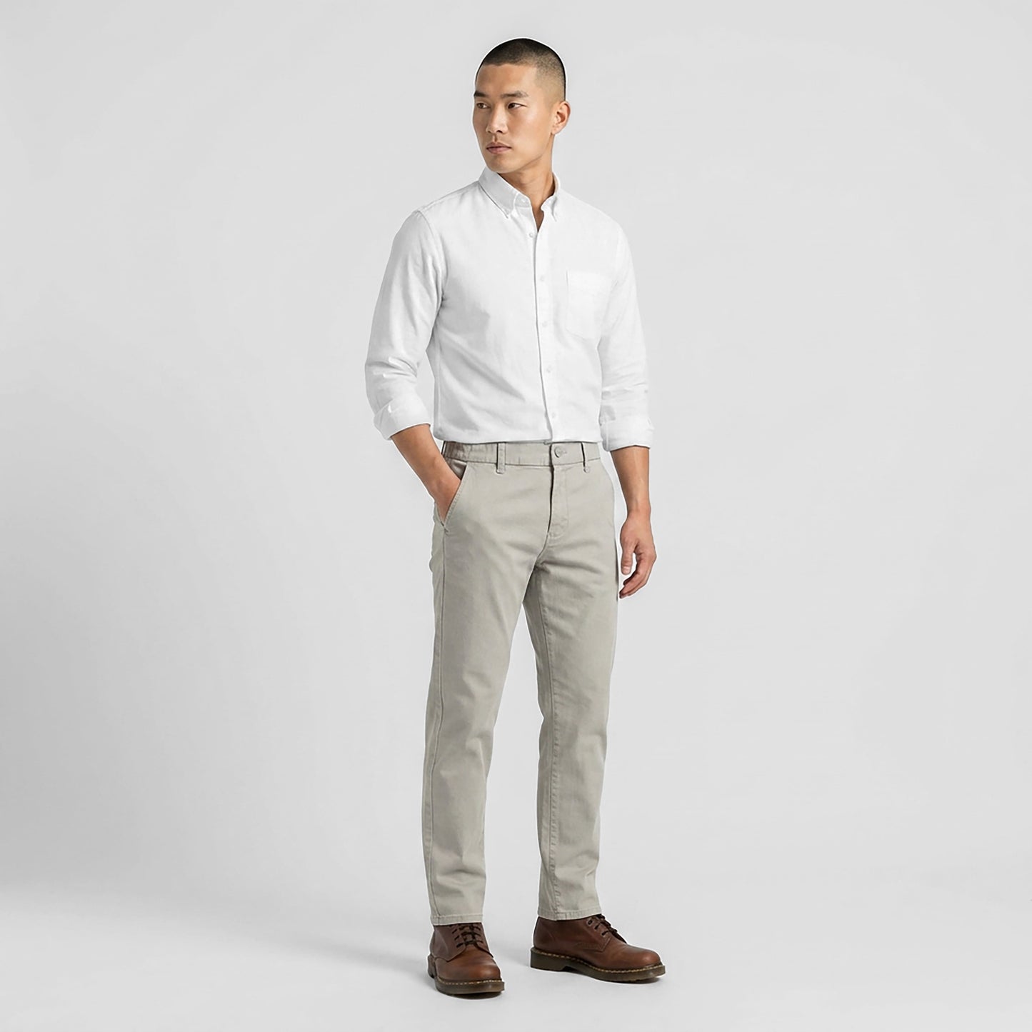TRIPLE Elastic Waist Pant Reguler Slim (370 858 01)