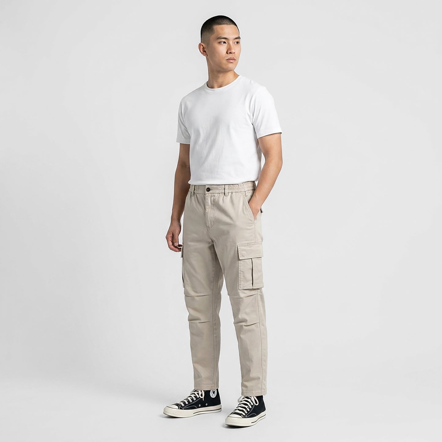 TRIPLE Elastic Waist Cargo Pant (371 898 01)