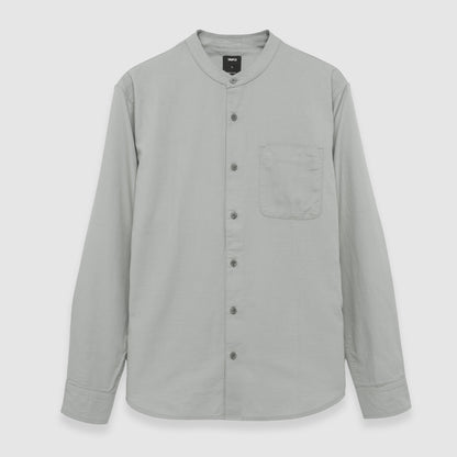 TRIPLE Kemeja Mandarin Panjang Slim Fit (LS MC 543)