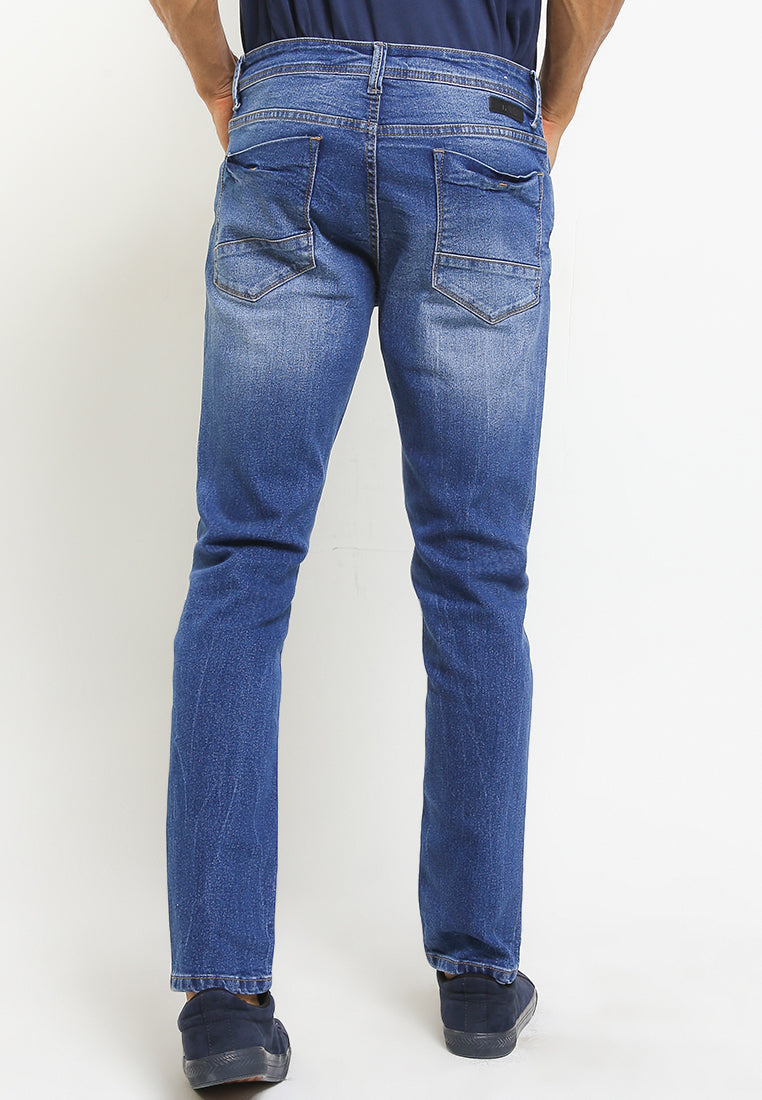 Celana Jeans Slim Fit Stretch | 94 828 02 BCF - Light Wash