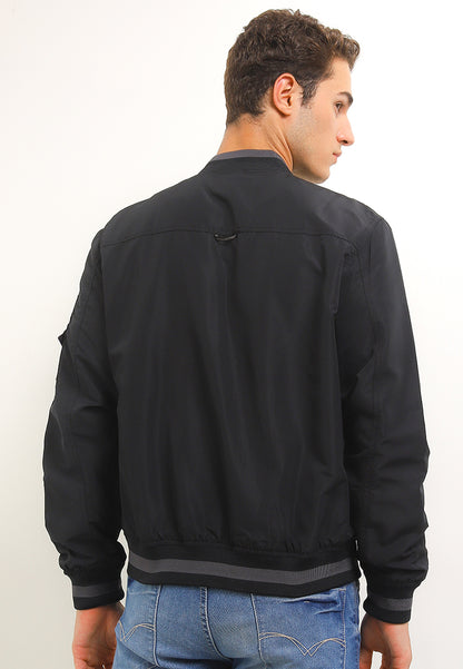 Jaket Bomber Parasut | JK PRS 535 10 - Black