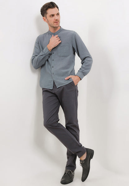 Kemeja Lengan Panjang Slim Fit | LS MC 540 - Grey