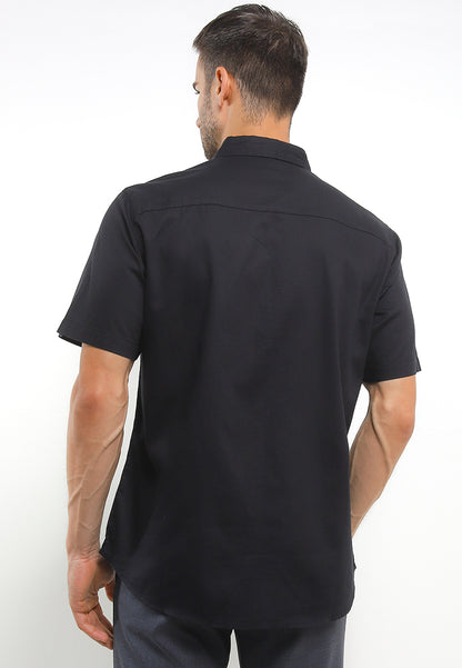 Kemeja Poplin Lengan Pendek Slim Fit | SS 416