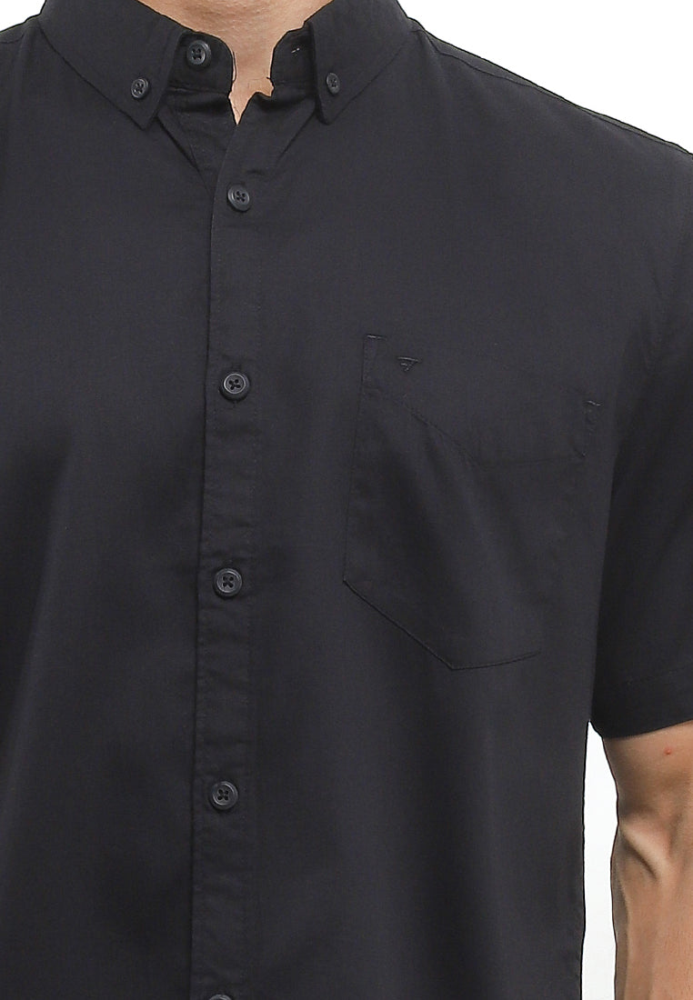 Kemeja Poplin Lengan Pendek Slim Fit | SS 416