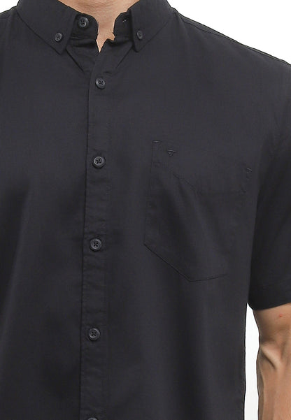 Kemeja Poplin Lengan Pendek Slim Fit | SS 416