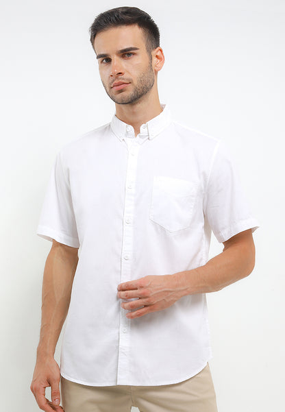 Kemeja Poplin Lengan Pendek Slim Fit | SS 416