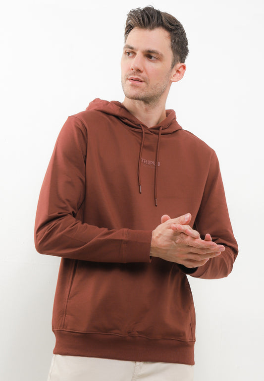 Hoodie Unisex Reguler Fit | YHD 008 - Terracotta