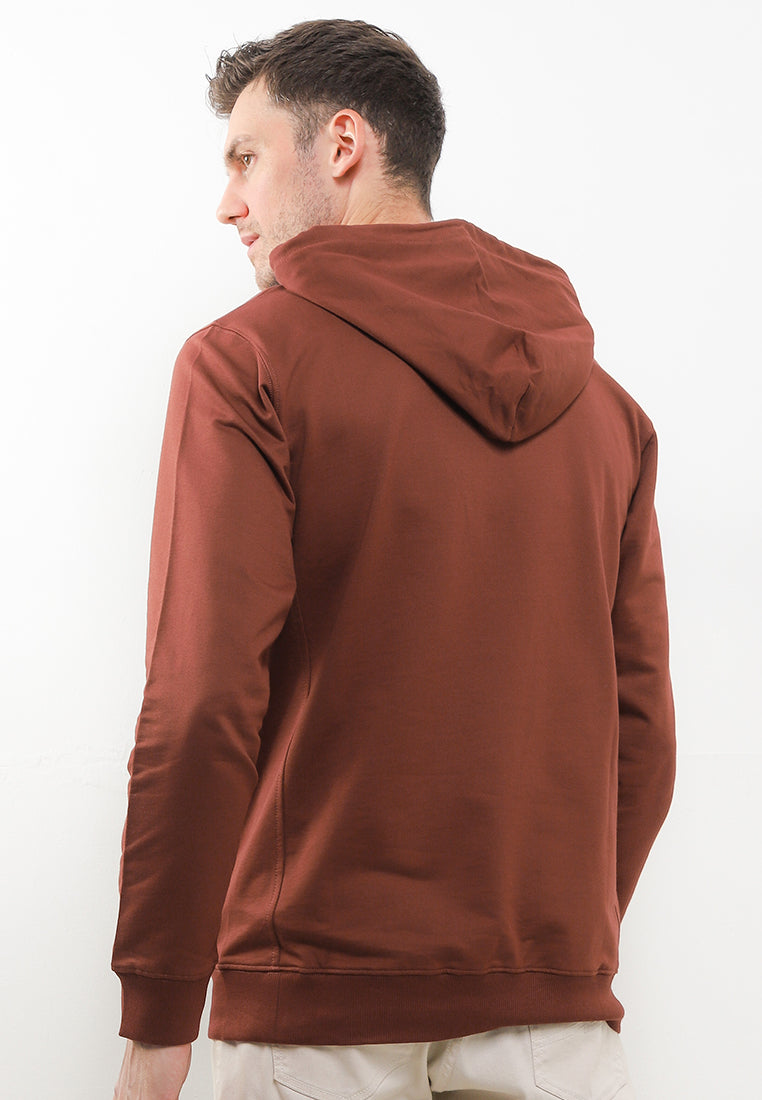 Hoodie Unisex Reguler Fit | YHD 008 - Terracotta