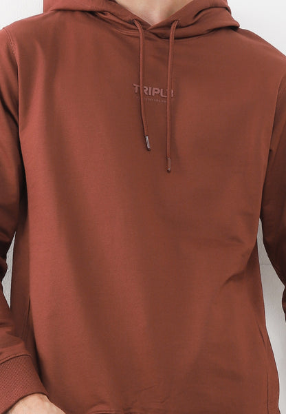 Hoodie Unisex Reguler Fit | YHD 008 - Terracotta