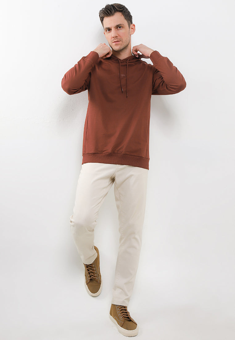 Hoodie Unisex Reguler Fit | YHD 008 - Terracotta