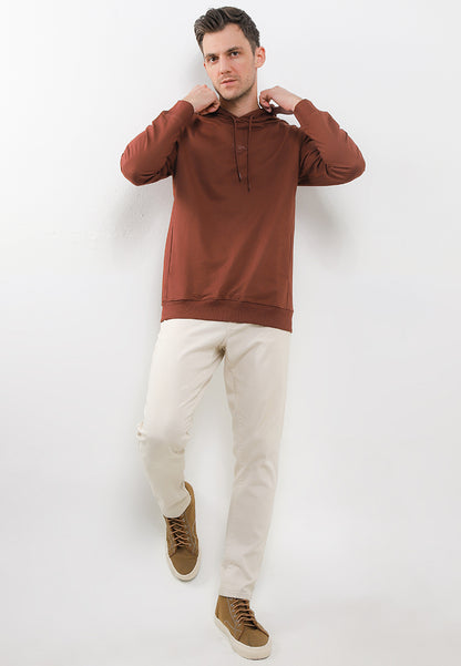 Hoodie Unisex Reguler Fit | YHD 008 - Terracotta