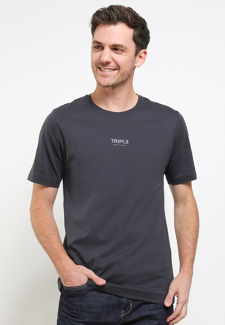 Tshirt Regular Fit | YTS 100 - Dark Grey
