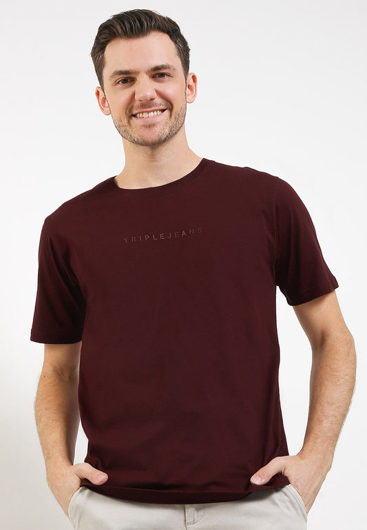 Tshirt Regular Fit | YTS 106 - Maroon