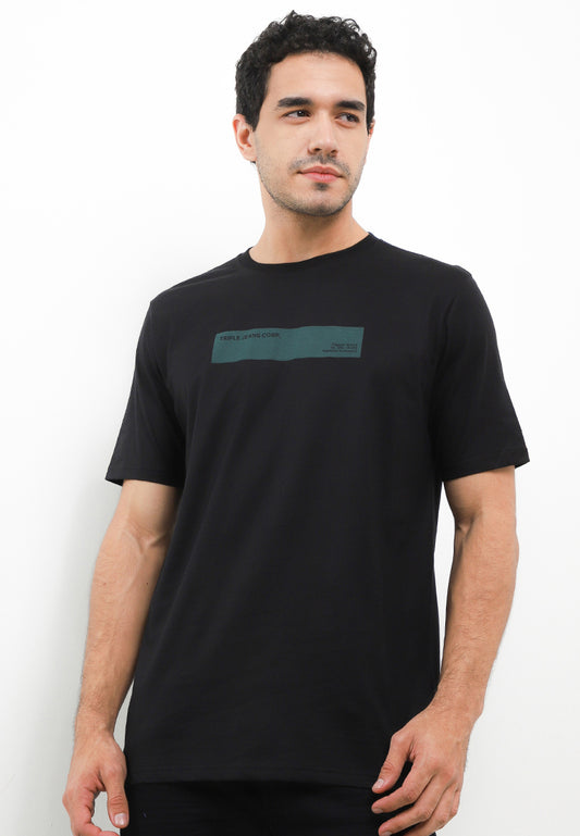 Tshirt Regular Fit | YTS 123 - Black