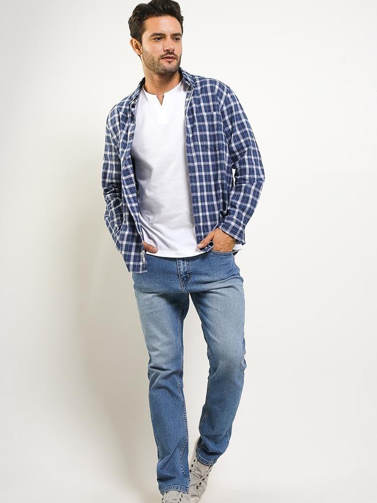 TRIPLE Celana Jeans Regular Slim Stretch (94 858 BWD)