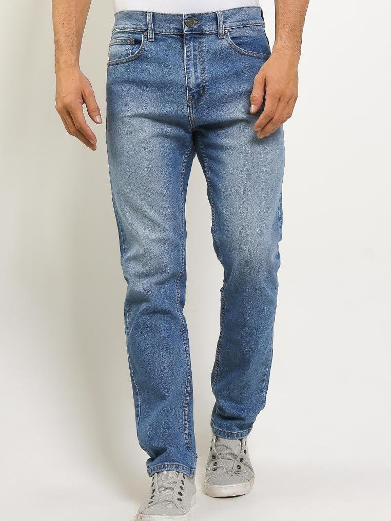 TRIPLE Celana Jeans Regular Slim Stretch (94 858 BWD)