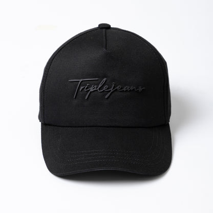 TRIPLE Topi Casual Unisex - Black