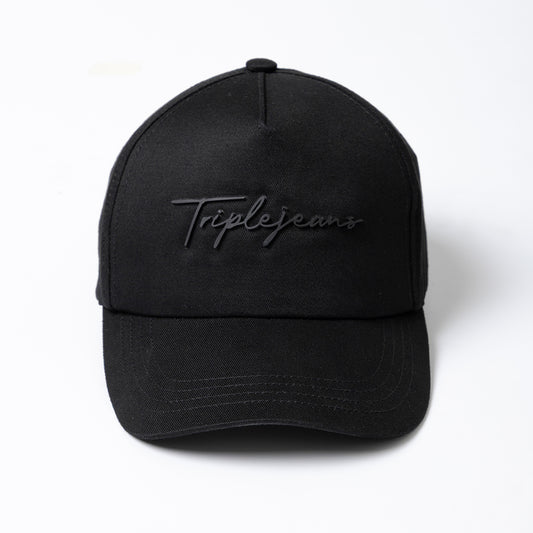TRIPLE Topi Casual Unisex - Black