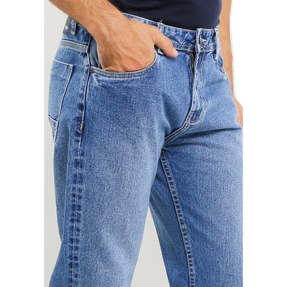 TRIPLE Celana Jeans Regular Fit Medium Wash Non Stretch (191 888 05 BWC)