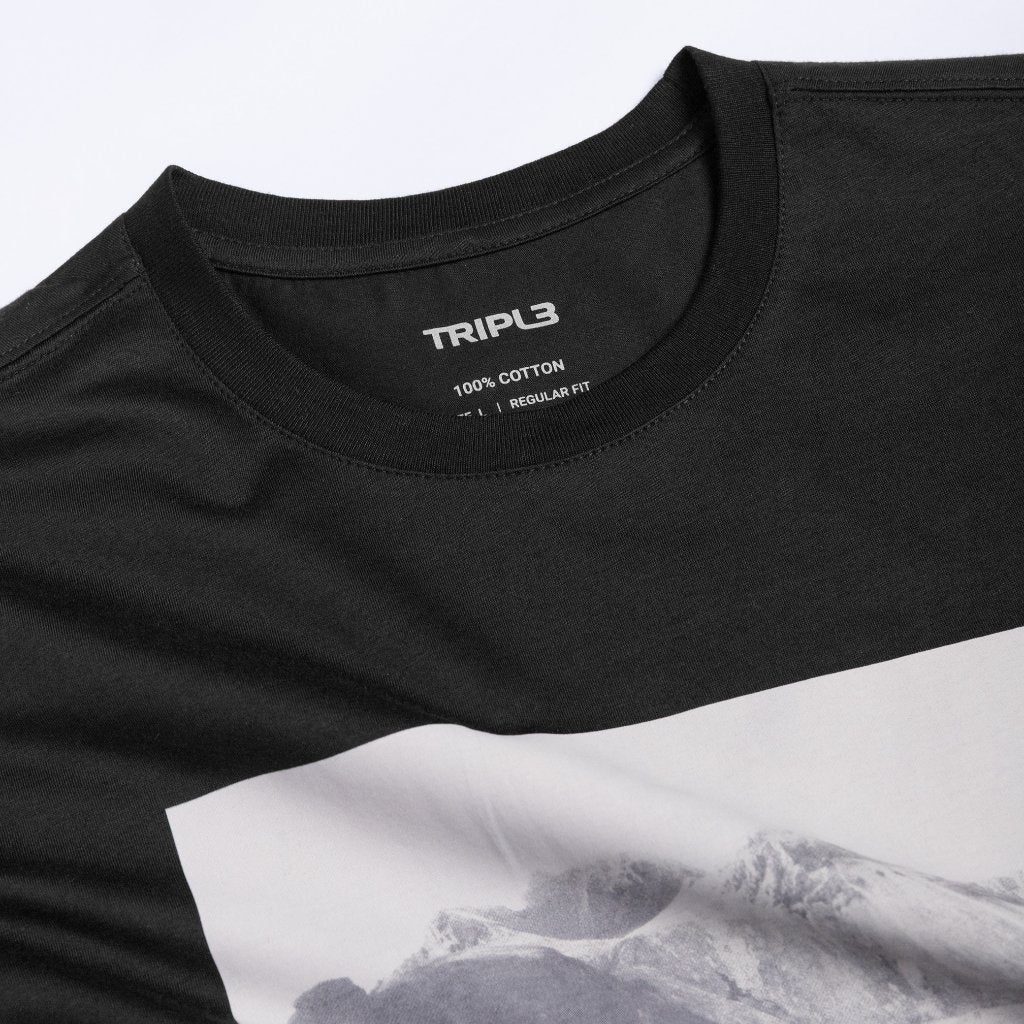 TRIPLE Tshirt Regular Fit (YTS 164 BLK) - Black