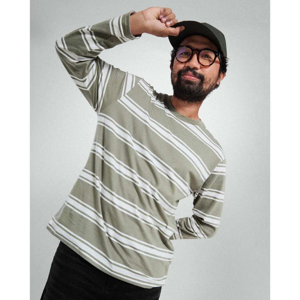 TRIPLE Kaos Salur/ Stripe Tee (YLS 001)