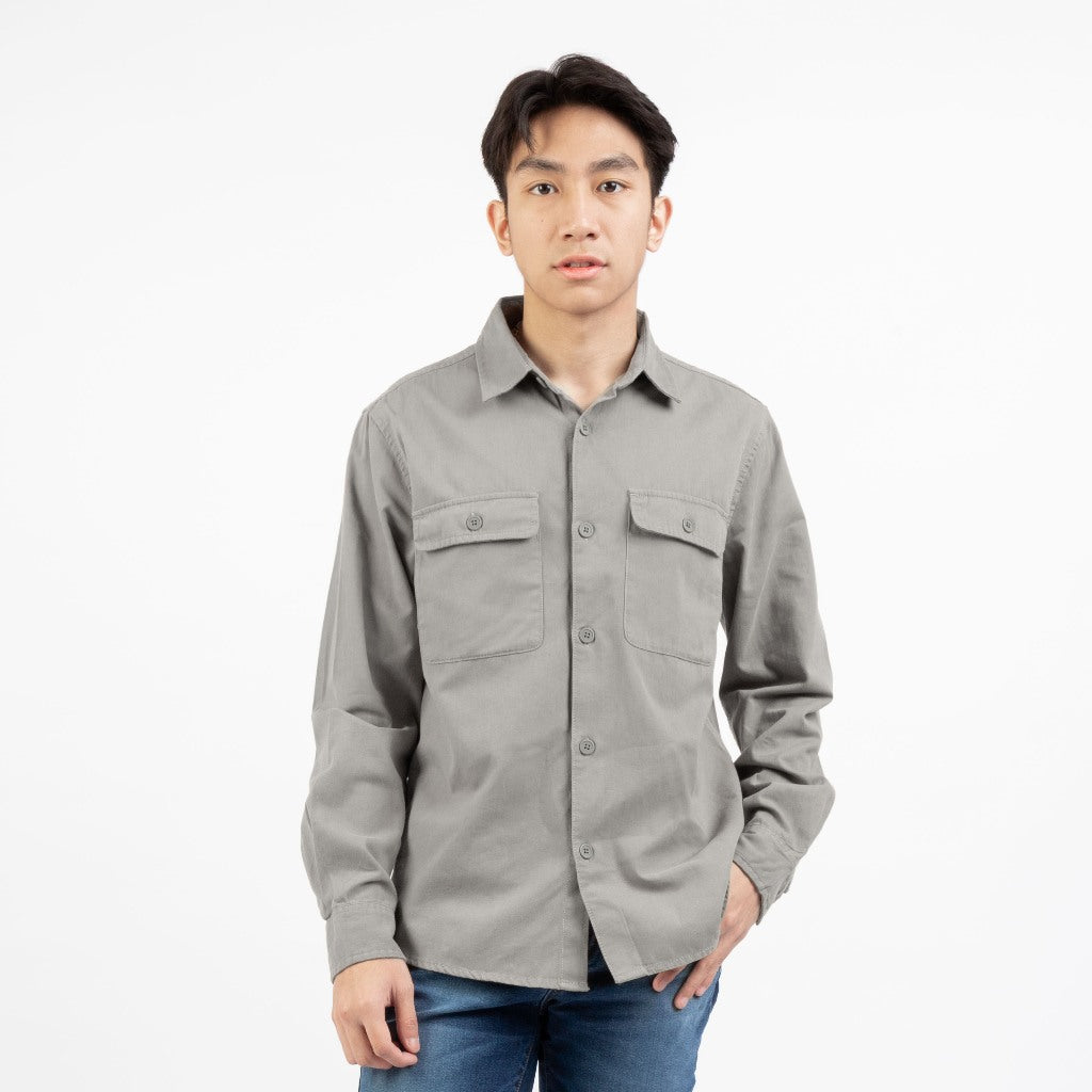 TRIPLE Kemeja Overshirt (LS 555)