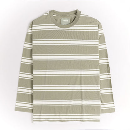 TRIPLE Kaos Salur/ Stripe Tee (YLS 001)
