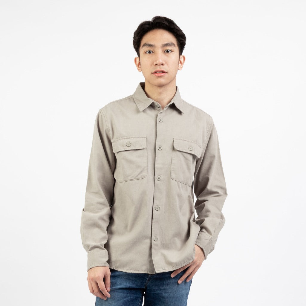 TRIPLE Kemeja Overshirt (LS 555)