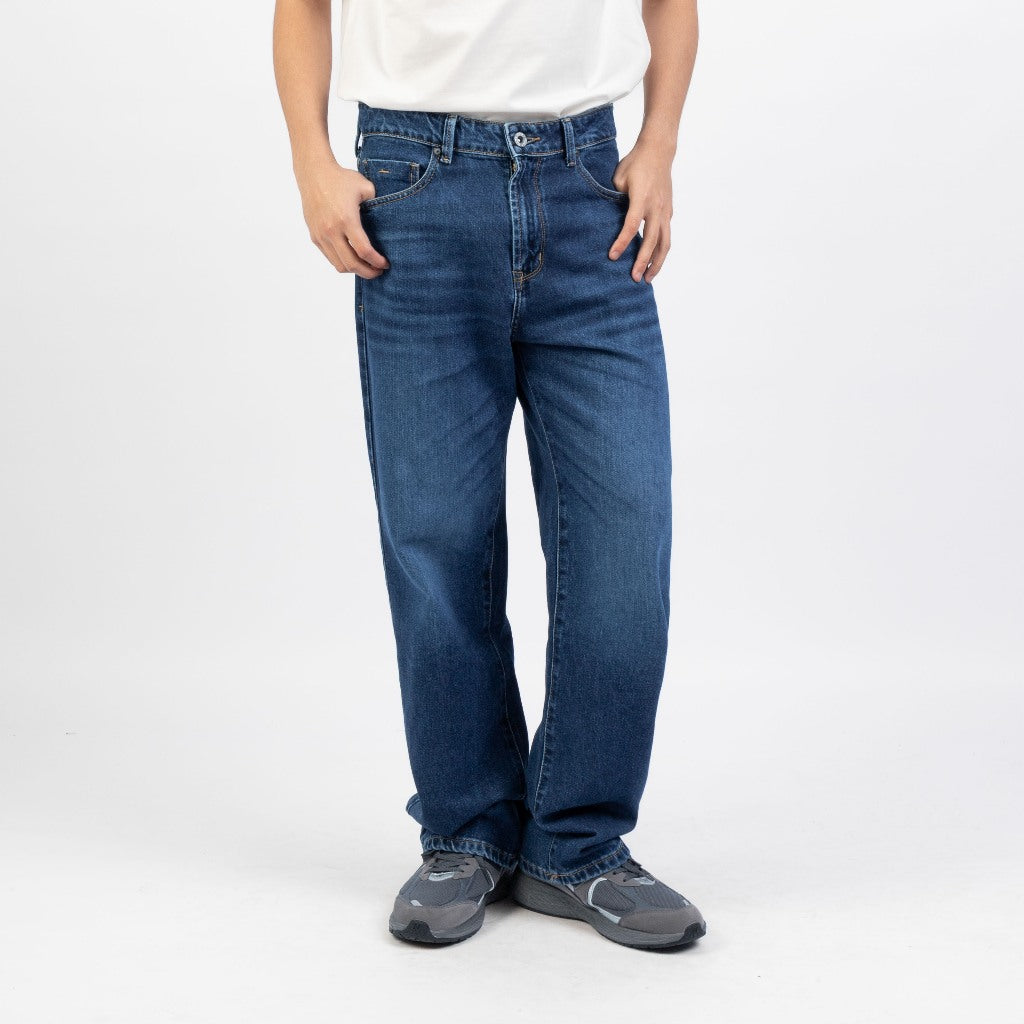 TRIPLE Celana Loose Jeans Non Stretch (363 899 01 BWB)
