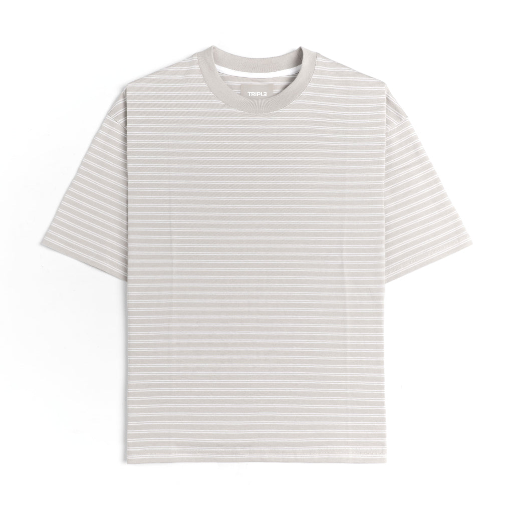 TRIPLE Stripe Boxy Tee (YSS 001)
