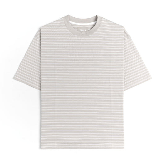 TRIPLE Stripe Boxy Tee (YSS 001)