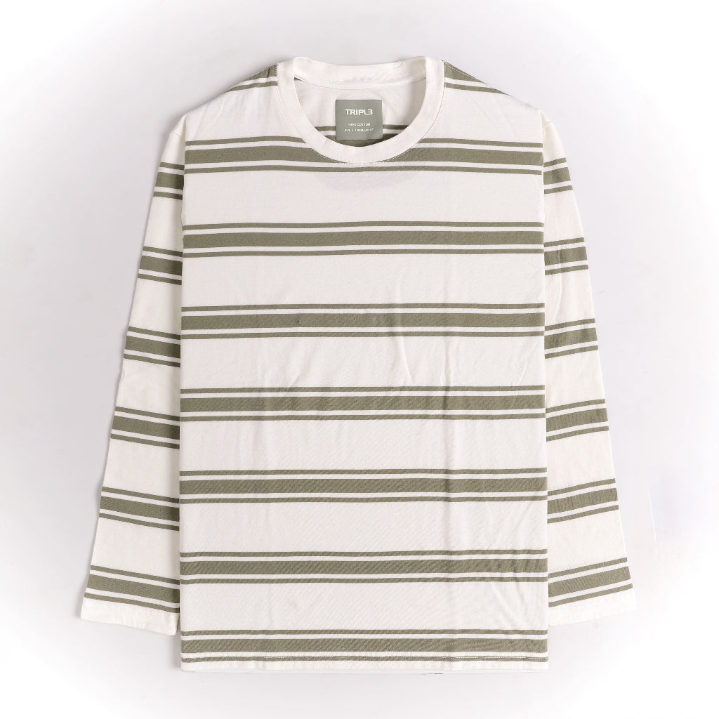 TRIPLE Kaos Salur/ Stripe Tee (YLS 001)