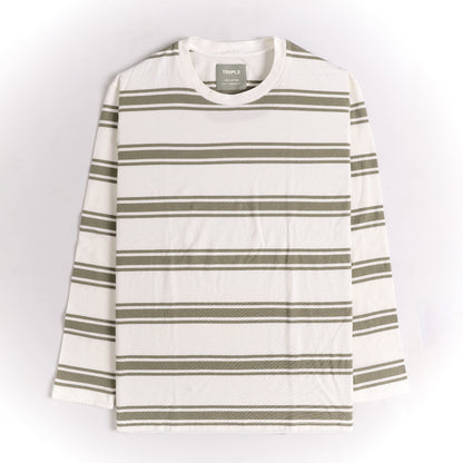 TRIPLE Kaos Salur/ Stripe Tee (YLS 001)