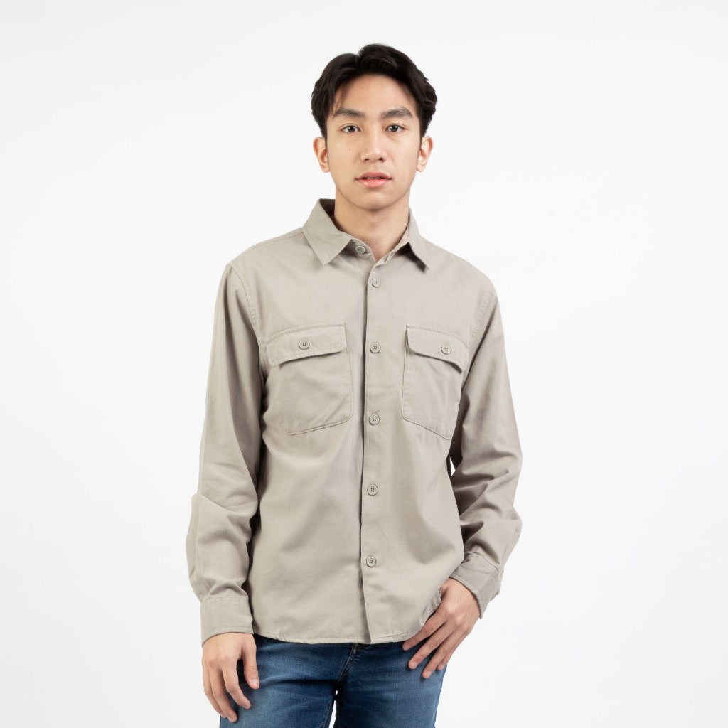 TRIPLE Kemeja Overshirt (LS 555)