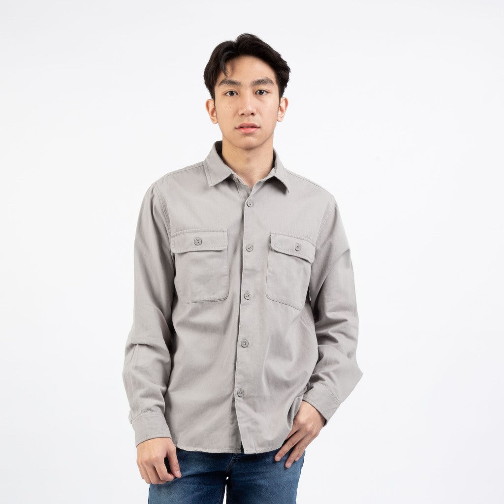 TRIPLE Kemeja Overshirt (LS 555)
