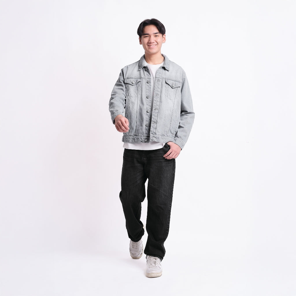 TRIPLE Jaket Denim Slim Fit (JK DNM 555 06 BWC)