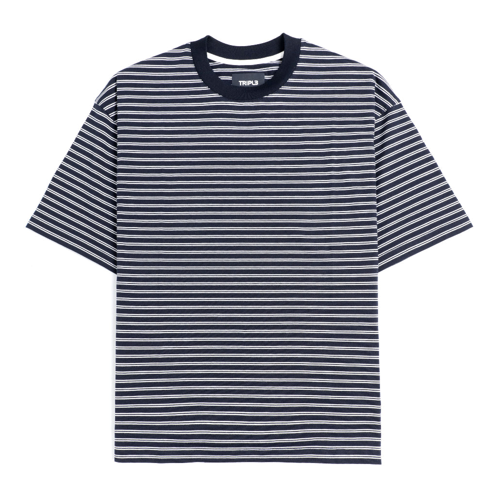 TRIPLE Stripe Boxy Tee (YSS 001)