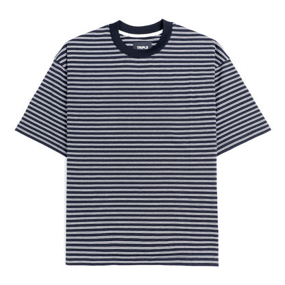 TRIPLE Stripe Boxy Tee (YSS 001)