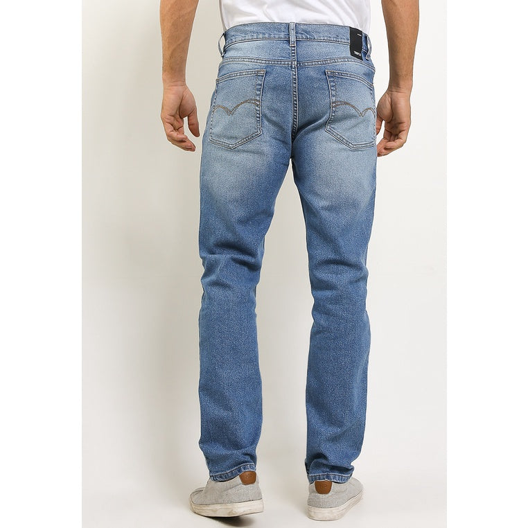 TRIPLE Celana Jeans Regular Slim Stretch (94 858 BWD)